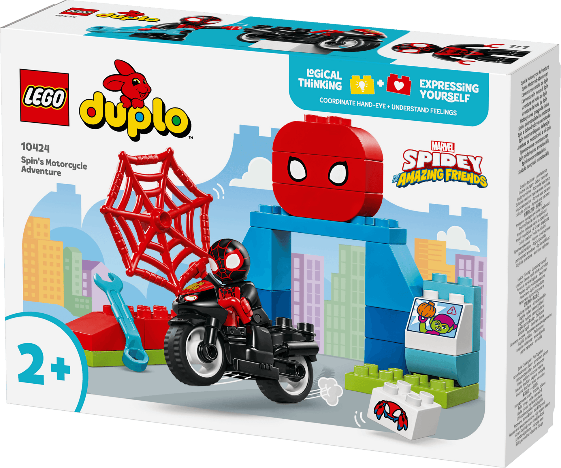 LEGO Spidy's motorcycle adventure 10424 Superheroes LEGO DUPLO @ 2TTOYS LEGO €. 19.99