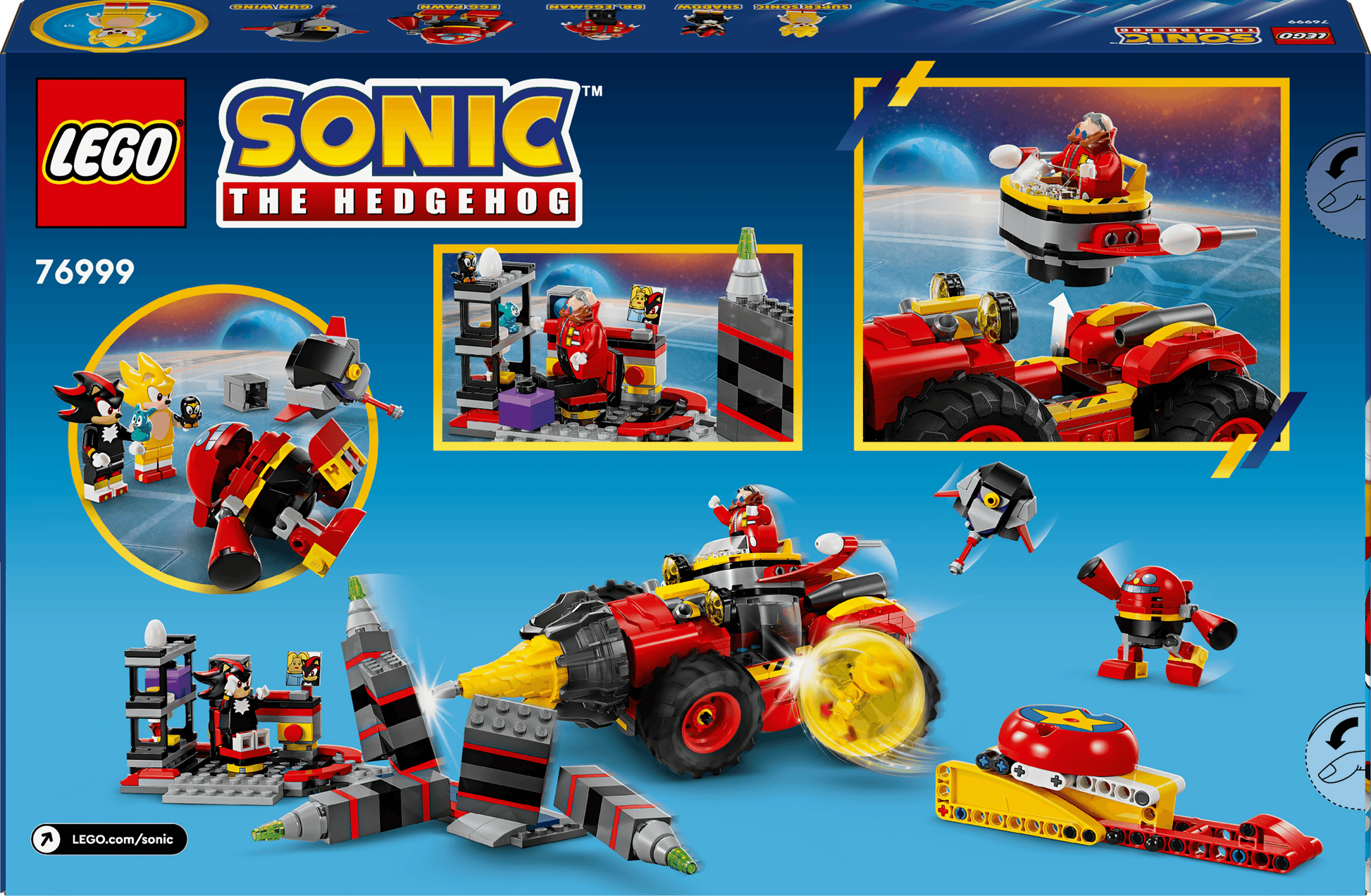 LEGO Super Sonic vs. Egg Drillster 76999 Sonic LEGO Sonic @ 2TTOYS | Official LEGO shop😊🥰 LEGO €. 67.99