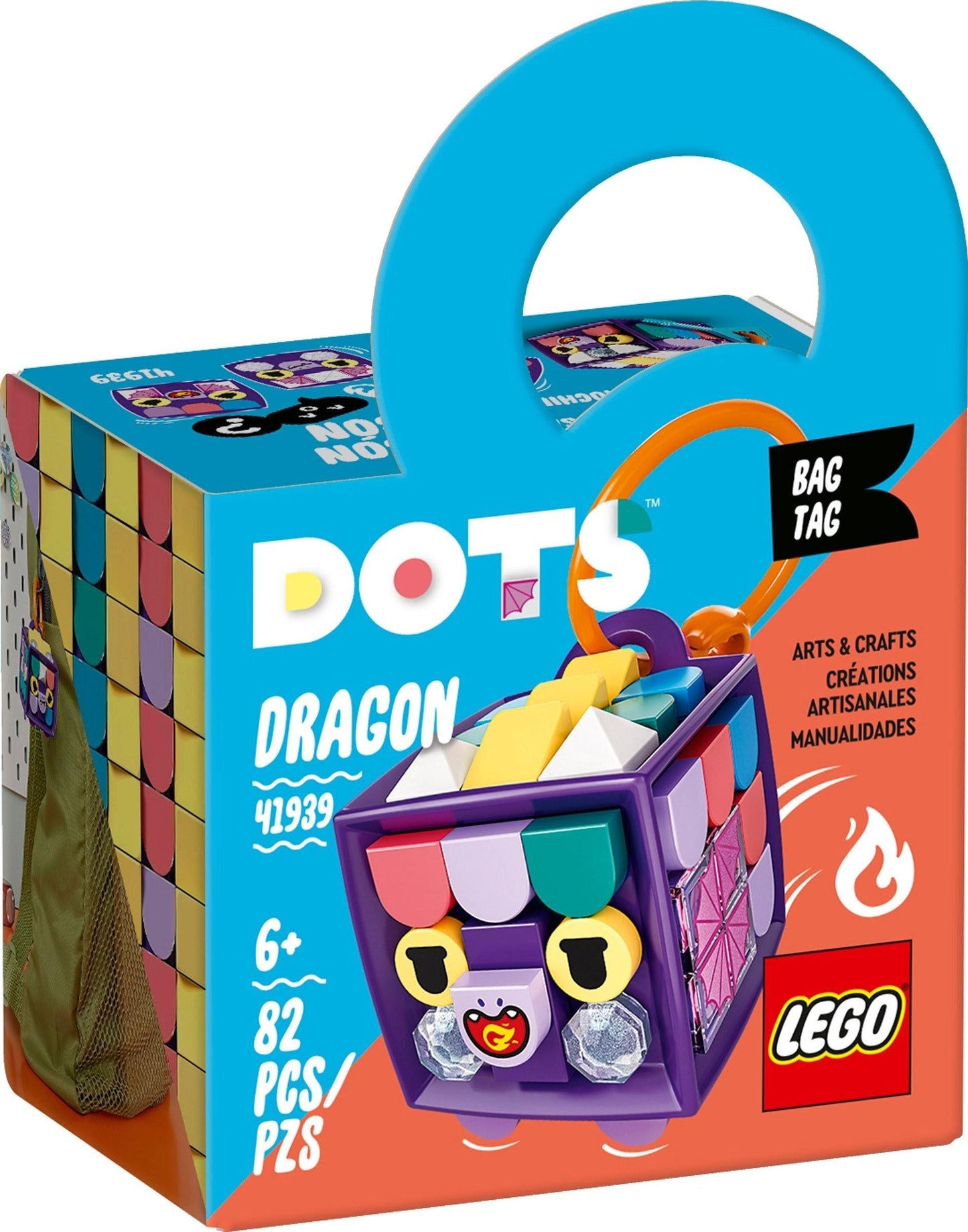 LEGO Tassenhanger draak 41939 Dots LEGO Dots @ 2TTOYS LEGO €. 6.99