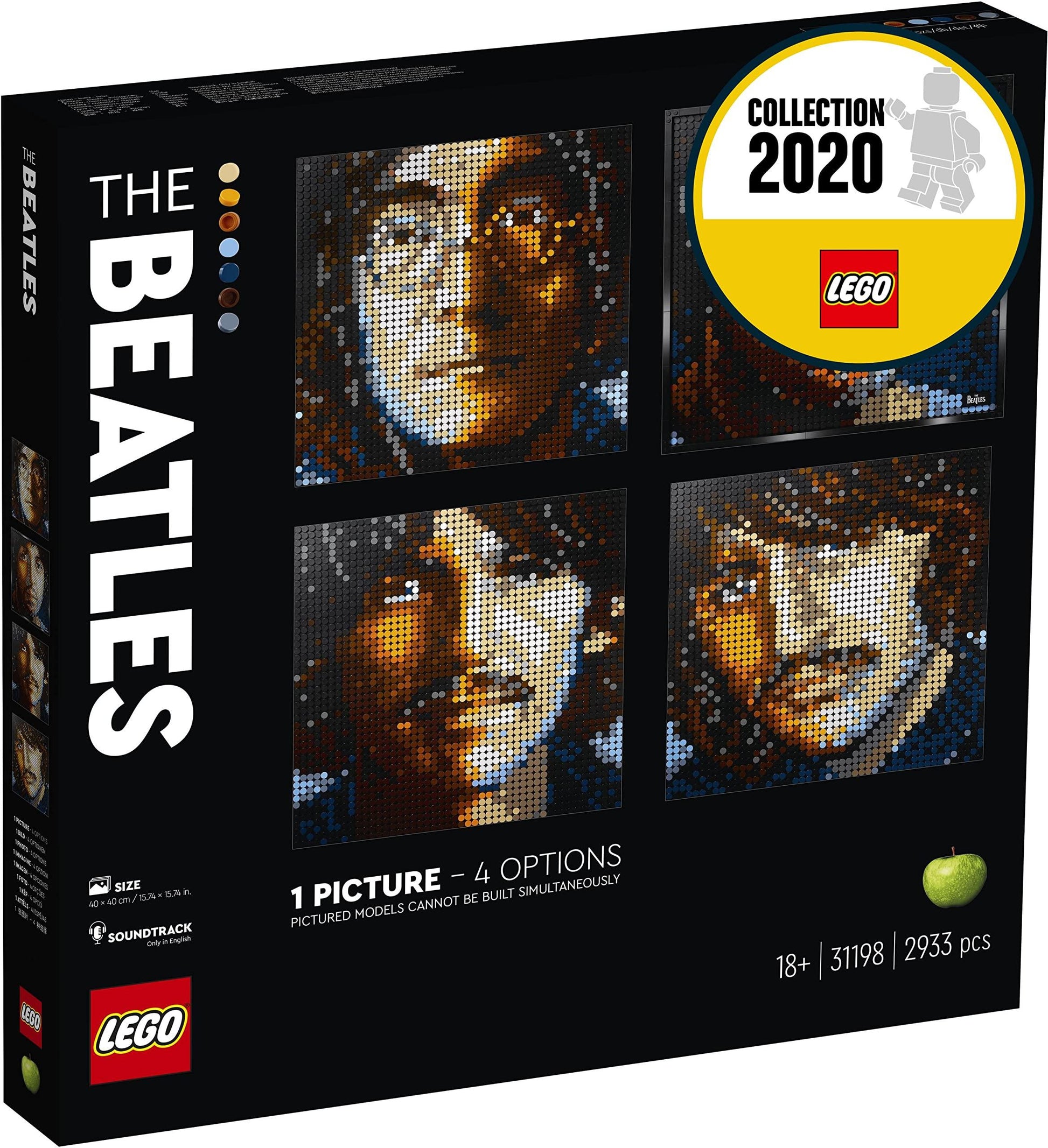 LEGO The Beatles schilderij met LEGO steentjes 31198 Art LEGO ART @ 2TTOYS LEGO €. 119.99