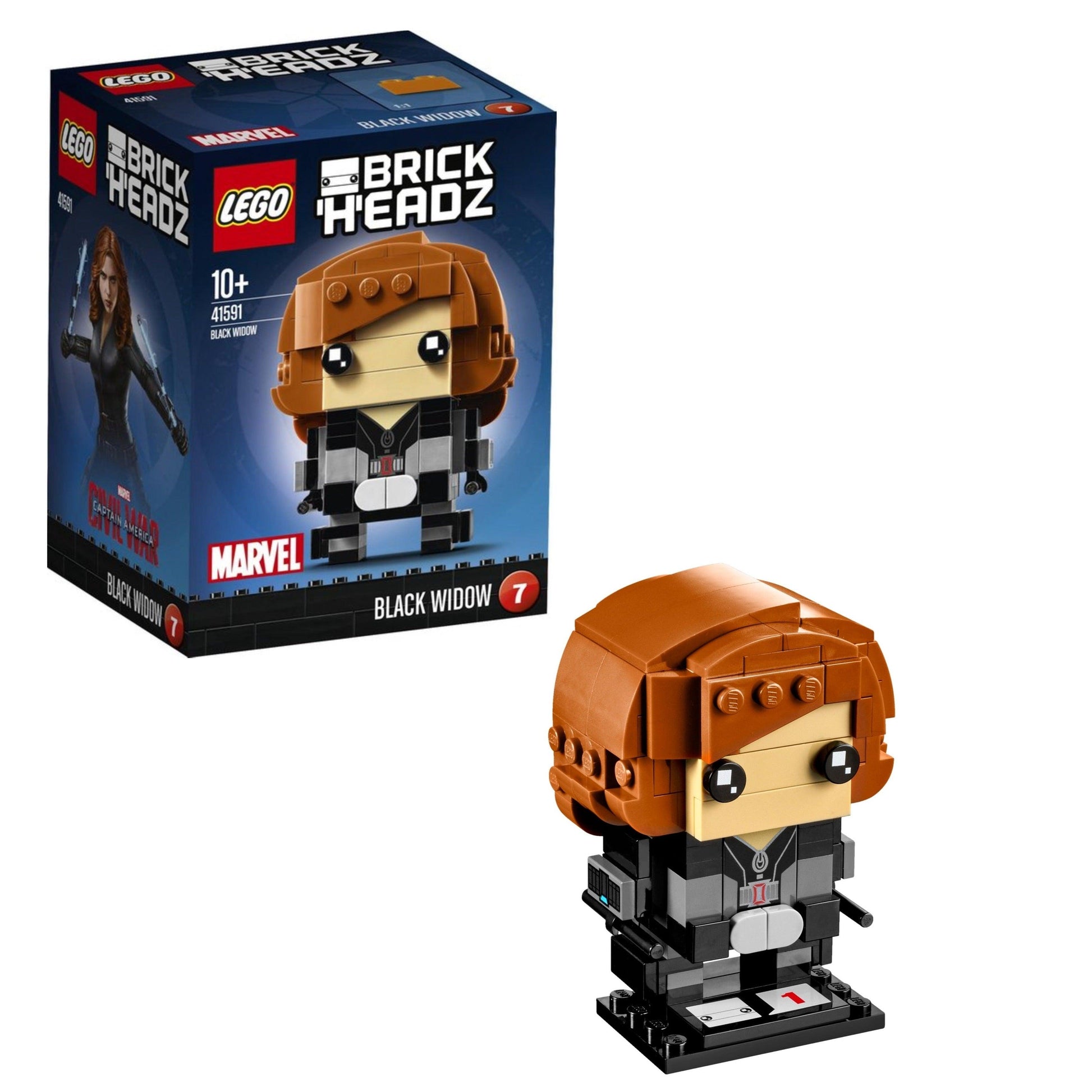 LEGO The Black Widow Marvel 41591 Brickheadz (nr. 7) LEGO BRICKHEADZ @ 2TTOYS | Official LEGO shop😊🥰 LEGO €. 14.99