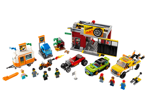 LEGO Tuning Werkplaats 60258 City LEGO CITY GEWELDIGE VOERTUIGEN @ 2TTOYS | Official LEGO shop😊🥰 LEGO €. 94.99