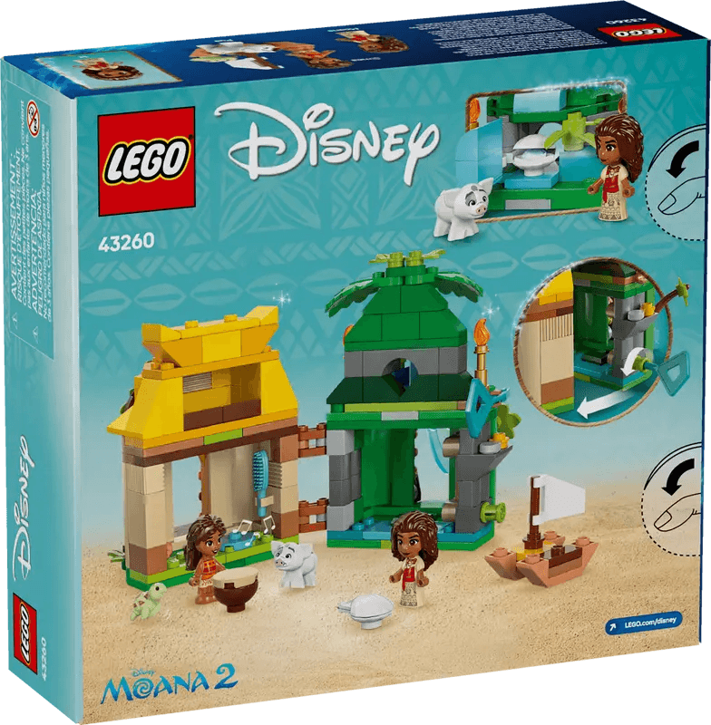 LEGO Vaiana's speeleiland 43260 Disney (Levering: Januari 2025) @ 2TTOYS | Official LEGO shop😊🥰 LEGO €. 16.99