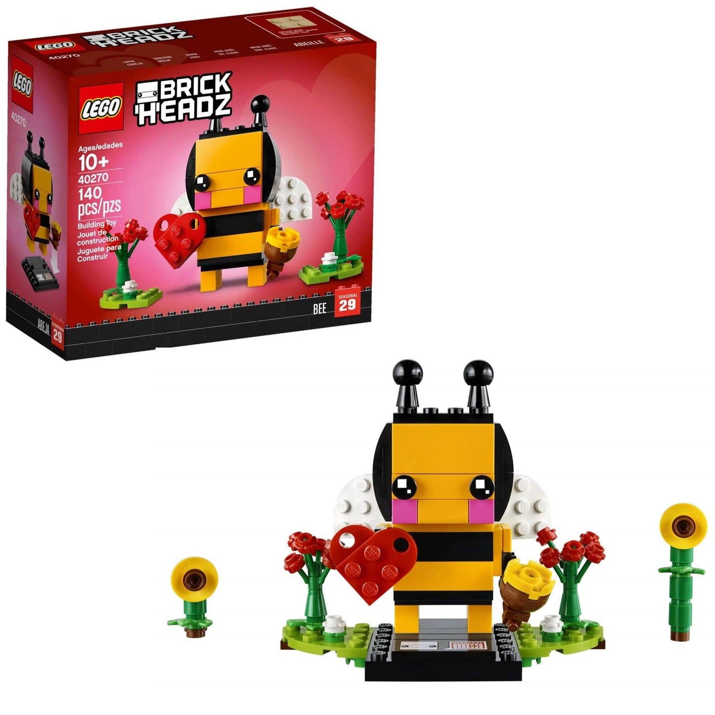 LEGO Valentijn Bijtje 40270 Brickheadz (nr 29) LEGO BRICKHEADZ @ 2TTOYS | Official LEGO shop😊🥰 LEGO €. 19.99