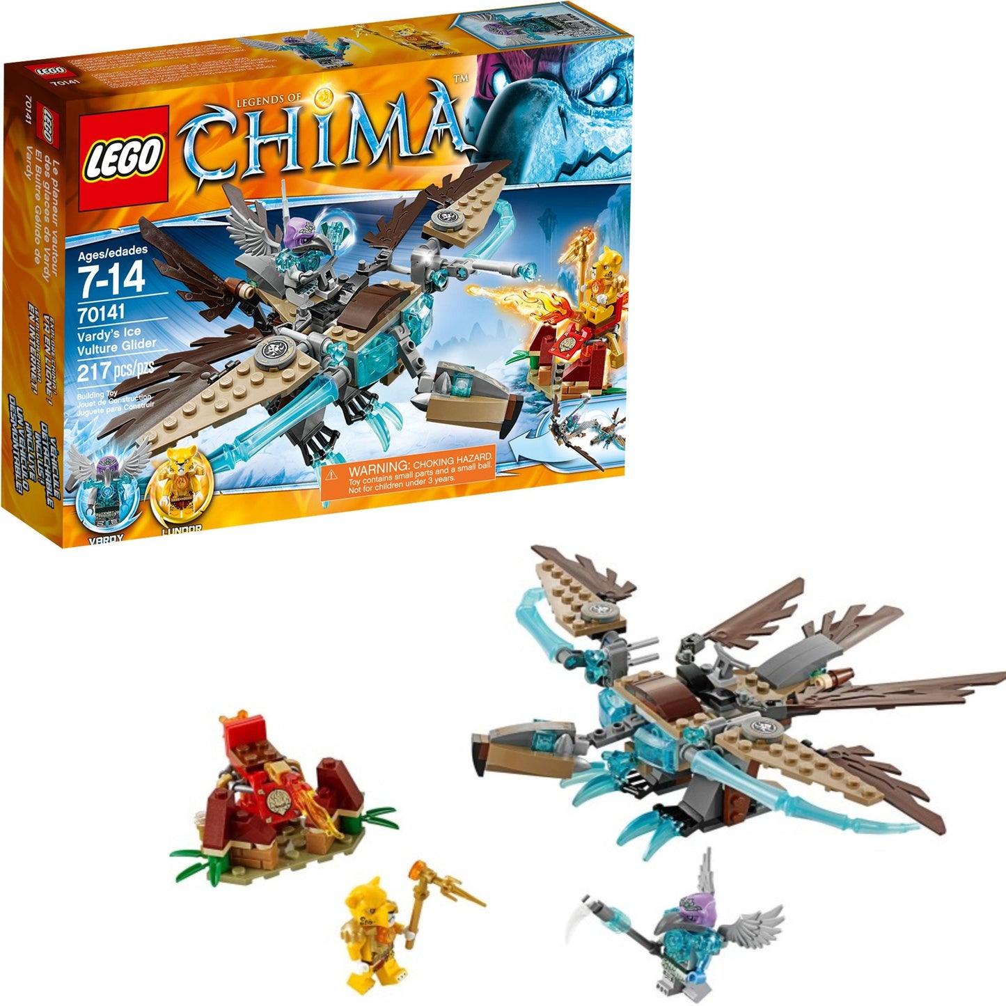 LEGO Vardy's Ice Vulture Glider 70141 Legends of Chima - Fire vs. Ice LEGO Legends of Chima - Fire vs. Ice @ 2TTOYS | Official LEGO shop😊🥰 LEGO €. 19.99