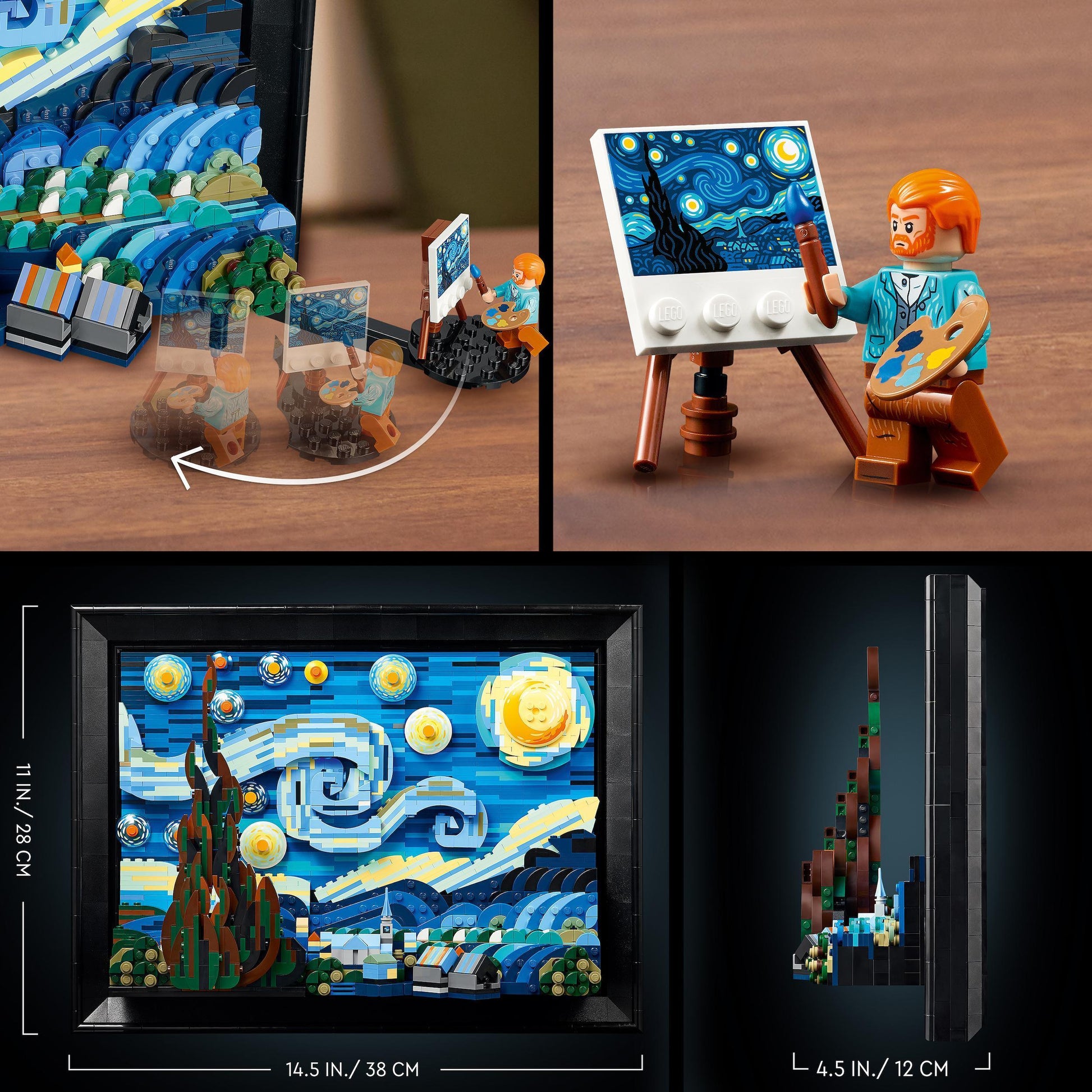 LEGO Vincent van Gogh - De sterrennacht 21333 Ideas LEGO IDEAS @ 2TTOYS | Official LEGO shop😊🥰 LEGO €. 169.99