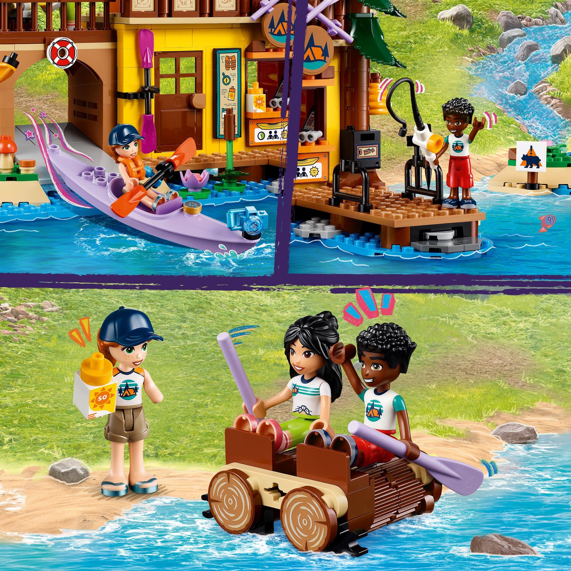 LEGO Water sport avonturen kamp 42626 Friends (Pre-Order: verwacht juni) LEGO FRIENDS @ 2TTOYS LEGO €. 59.49