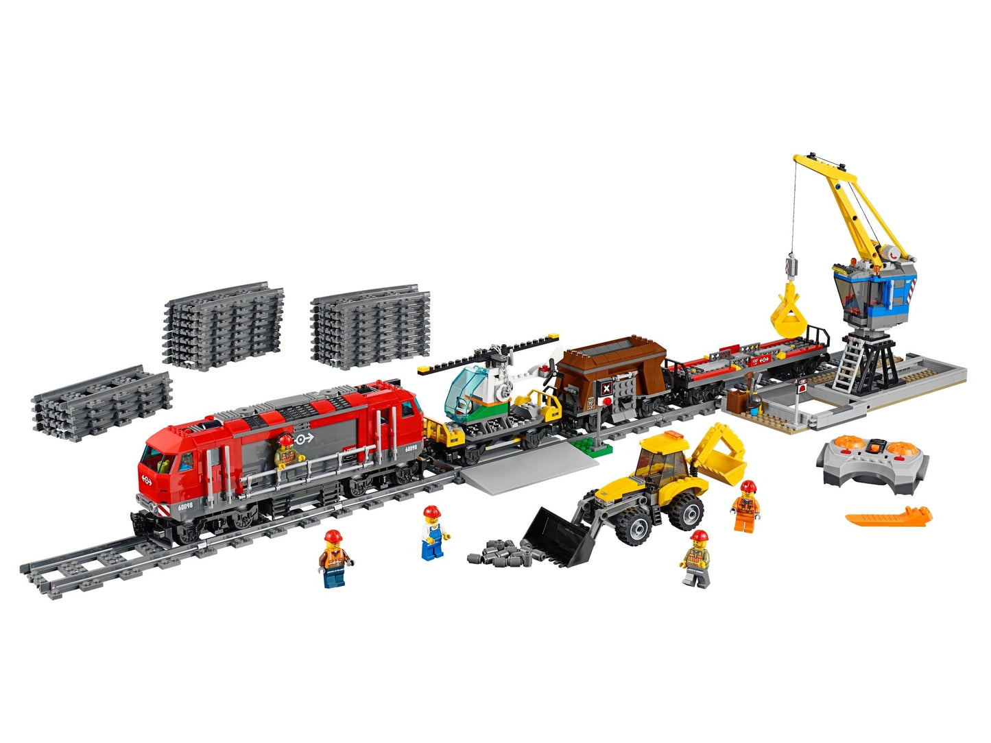LEGO Zware vrachttrein met rails 60098 City LEGO CITY TREINEN @ 2TTOYS LEGO €. 299.99