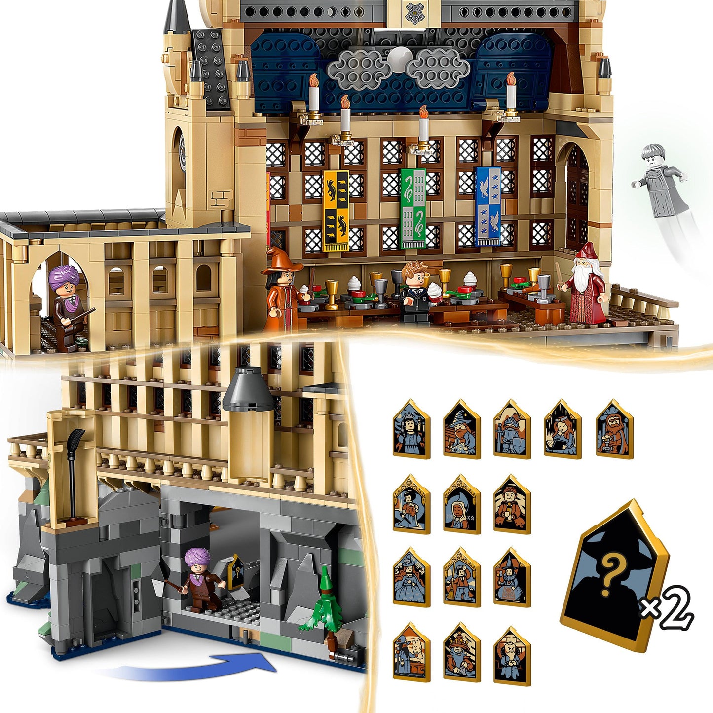 LEGO Zweinsteins Grote Zaal 76435 Harry Potter (Pre-Order: verwacht juni) LEGO HARRY POTTER @ 2TTOYS LEGO €. 168.99