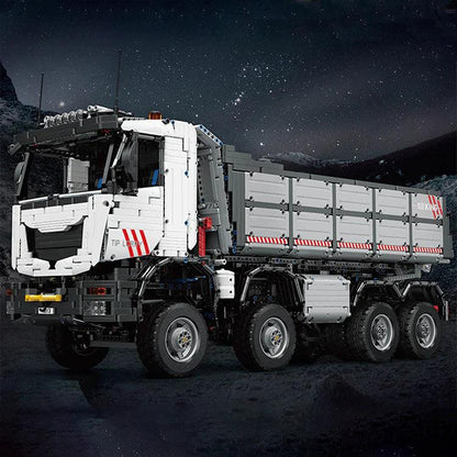 Op afstand bestuurbare kiepende zand truck vrachtwagen 5767 delig (lijkend op MAN 8X4) BLOCKZONE @ 2TTOYS BLOCKZONE €. 559.99