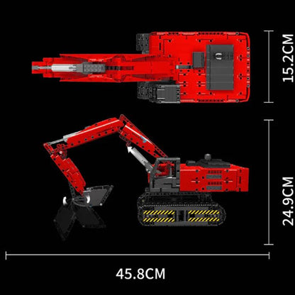 Op afstandbestuurbare graafmachine 1119 delig BOUWSTEENTJES @ 2TTOYS BLOCKZONE €. 159.99