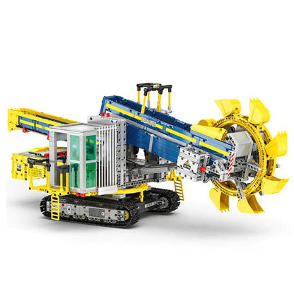 Op afstandbestuurbare graafmachine met emmerwiel 3187 delig BOUWSTEENTJES @ 2TTOYS BLOCKZONE €. 389.99