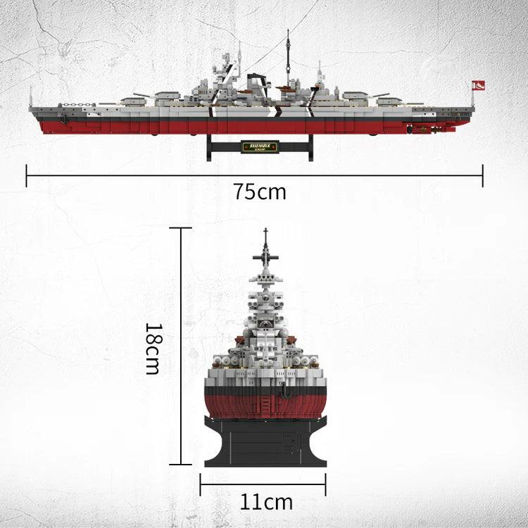 Slagschip Bismarck 2080 delig BLOCKZONE @ 2TTOYS BLOCKZONE €. 199.99