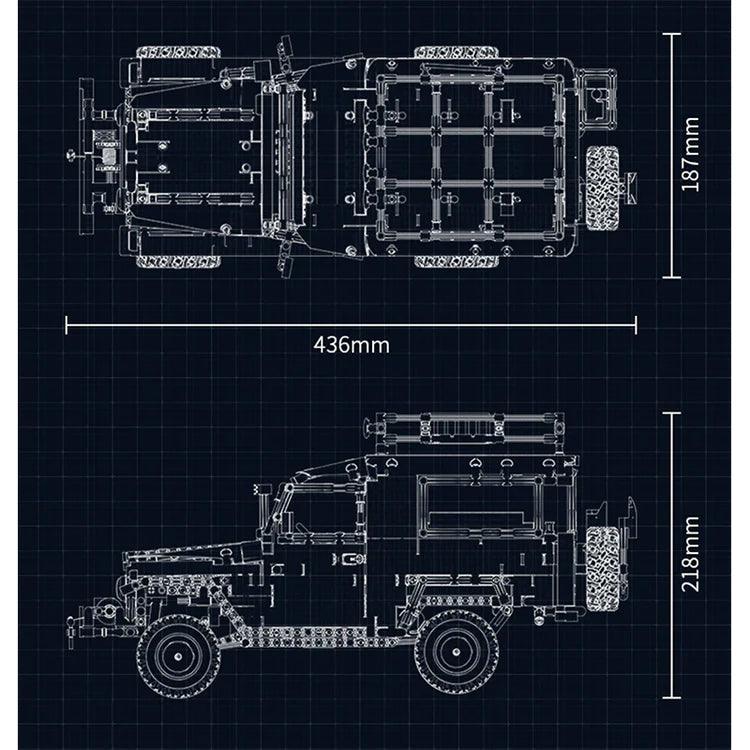 Toyota FJ40 LAND CRUISER zonder afstandbediening 2101 delig BLOCKZONE @ 2TTOYS BLOCKZONE €. 199.99