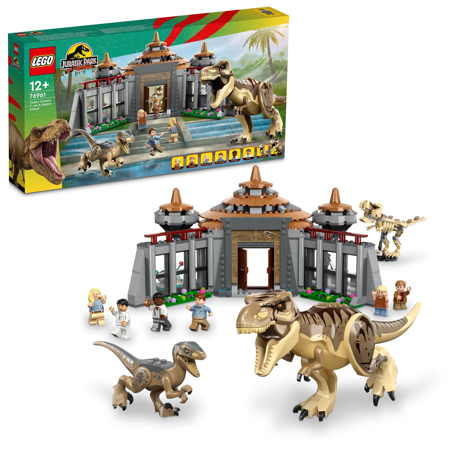 LEGO 76961 Bezoekerscentrum: T. rex & raptor aanval LEGO JURASSIC WORLD @ 2TTOYS LEGO €. 109.48