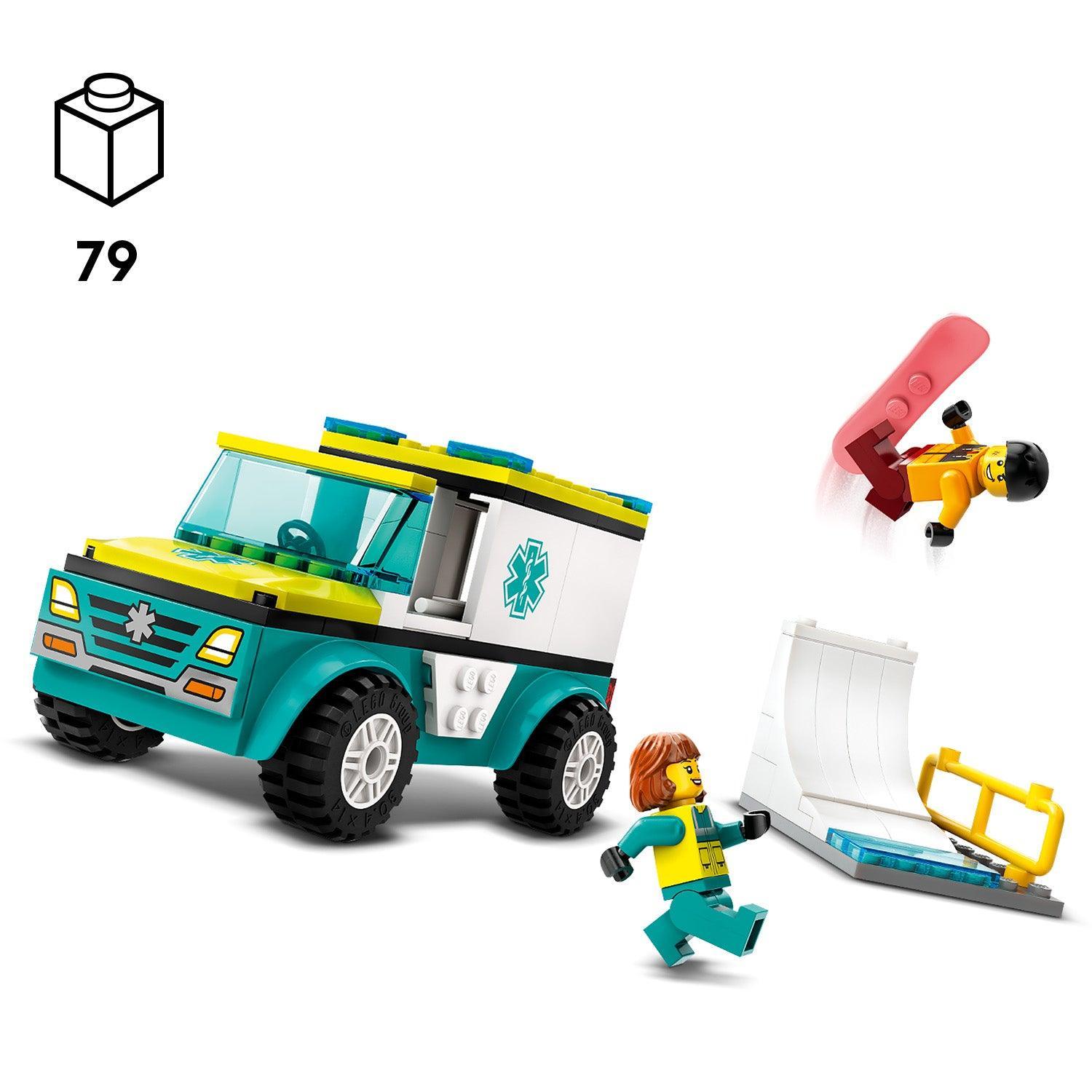 LEGO Ambulance & Snowboarder 60403 City LEGO FRIENDS @ 2TTOYS LEGO €. 16.49