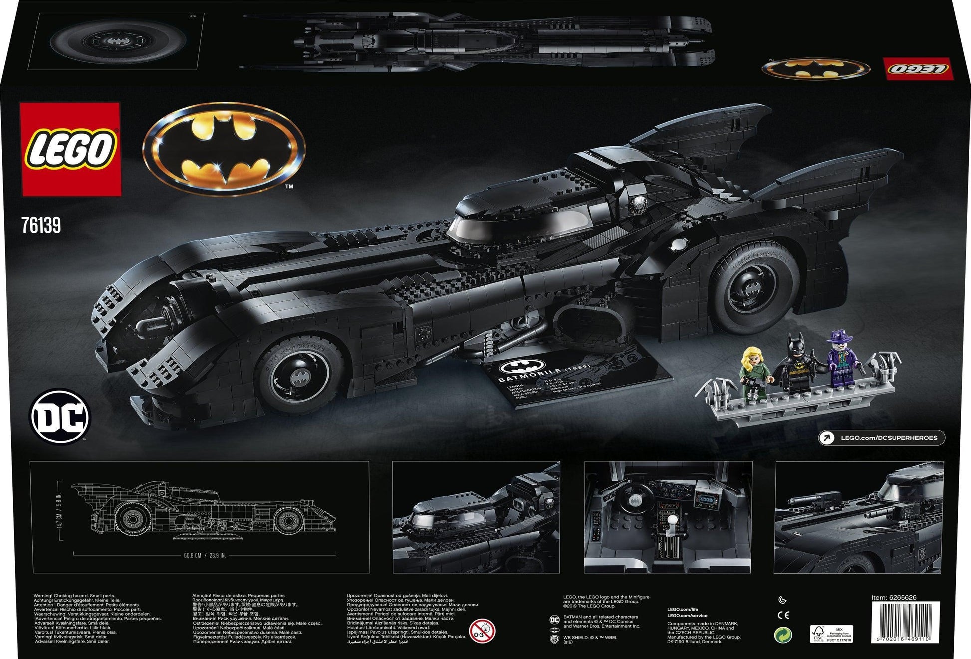 LEGO Batman Batmobile 1989 76139 Superheroes (USED) LEGO BATMAN @ 2TTOYS LEGO €. 374.99