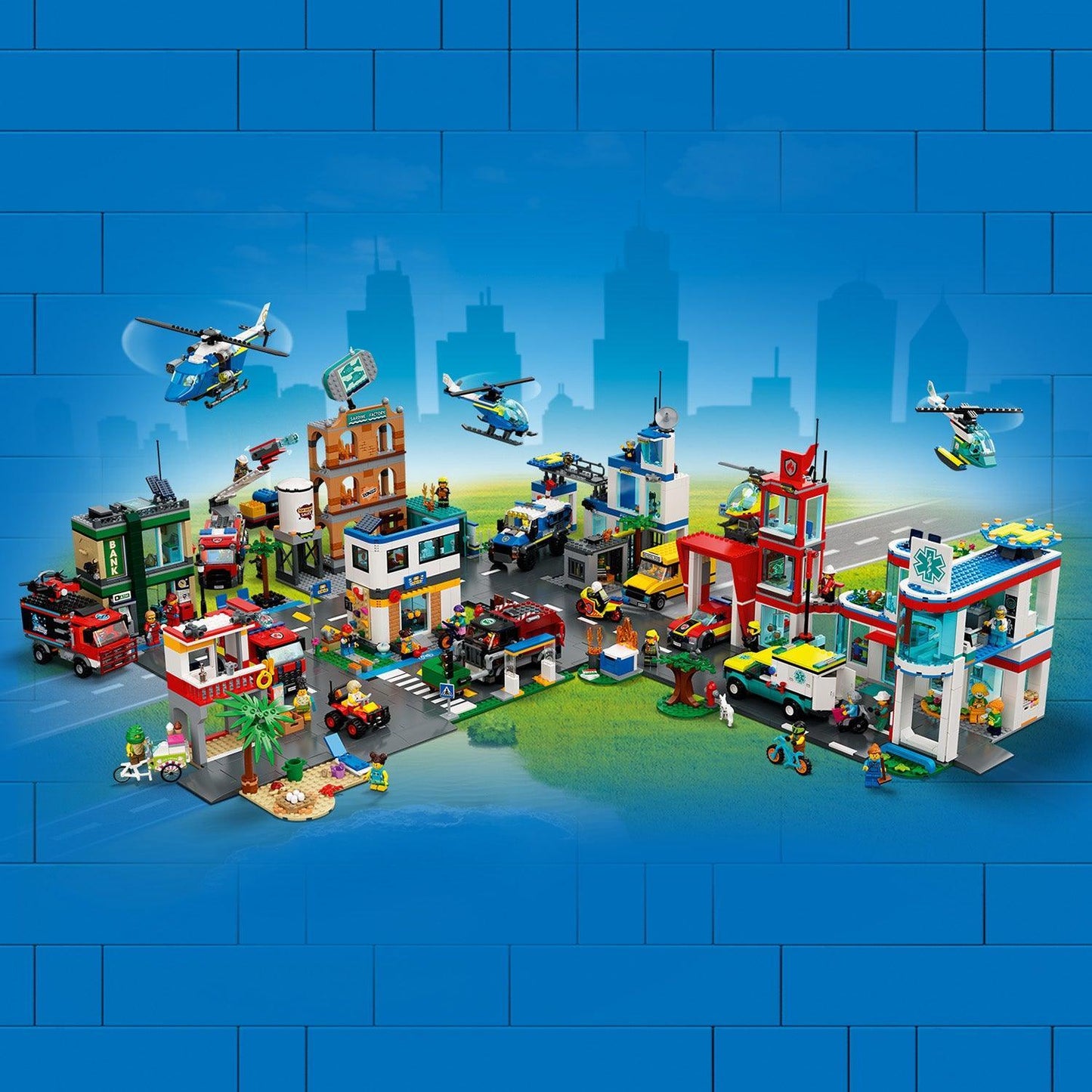 LEGO Brandweer kazerne 60320 City LEGO CITY BRANDWEER @ 2TTOYS LEGO €. 42.99