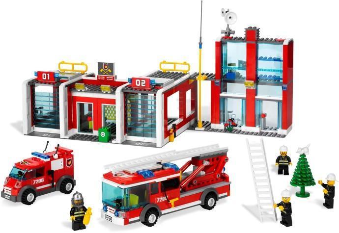 LEGO Brandweer Kazerne 7208 City LEGO CREATOR @ 2TTOYS LEGO €. 69.99