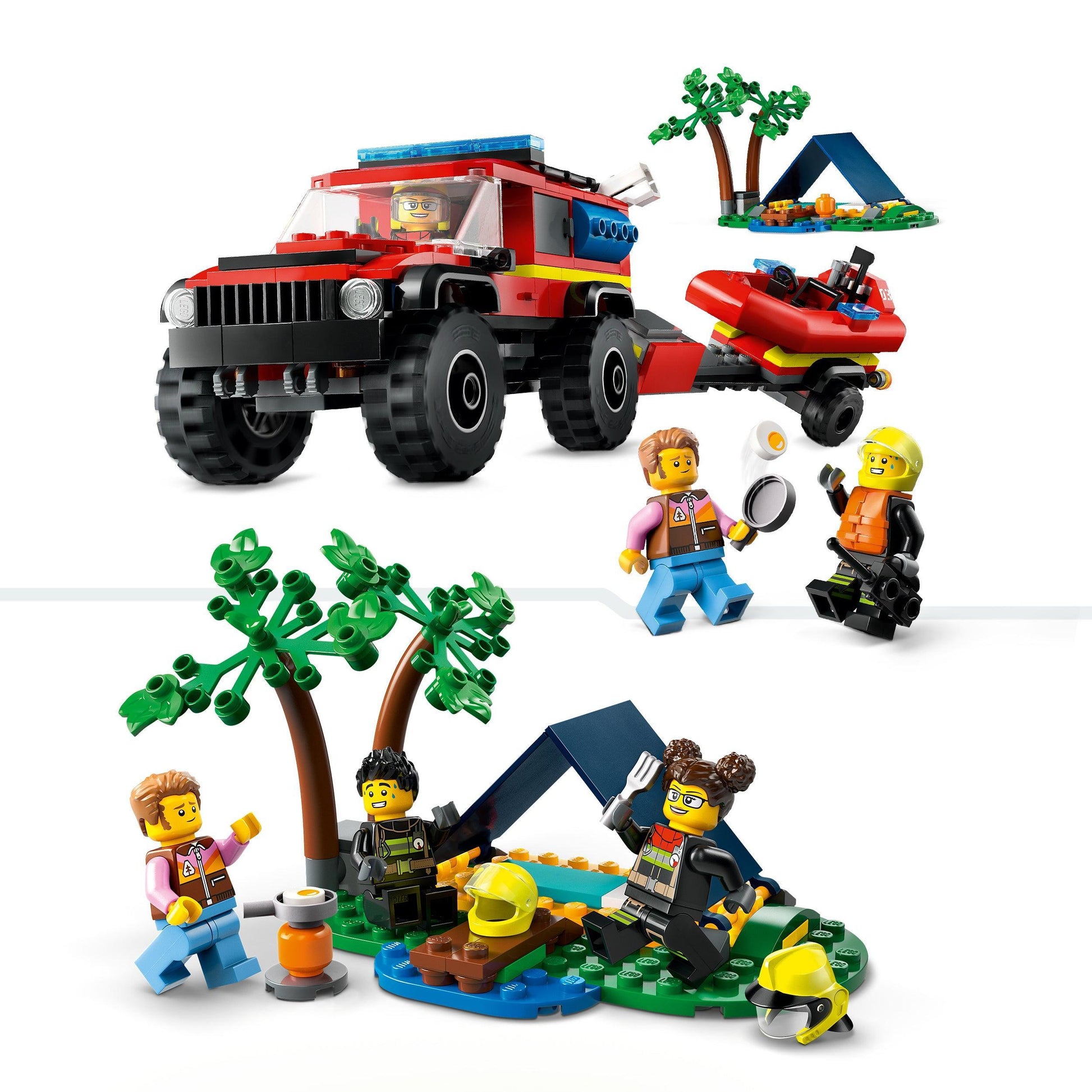 LEGO Brandweerwagen met reddingsboot 60412 City LEGO FRIENDS @ 2TTOYS LEGO €. 25.49