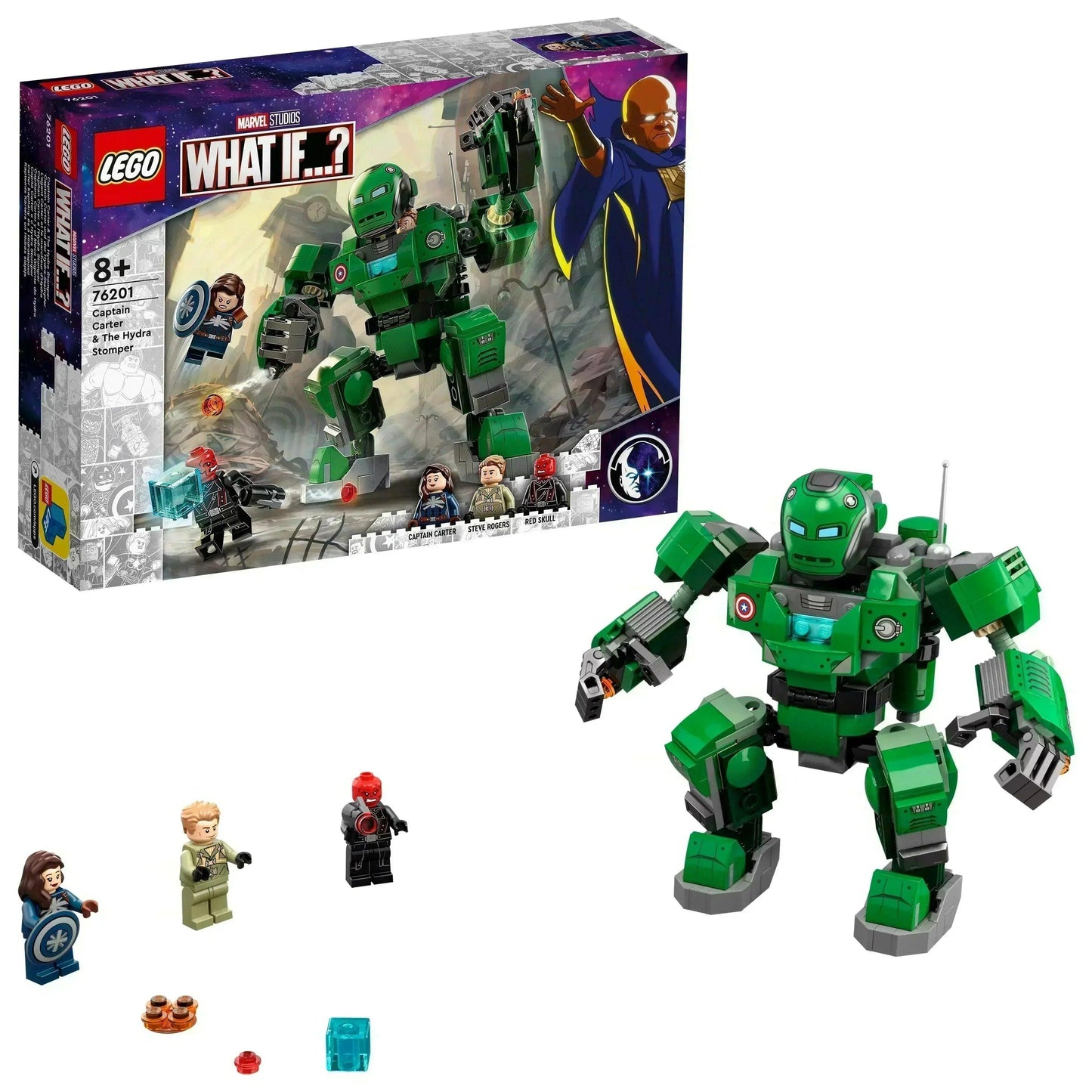 LEGO Captain Carter & de Hydra Stomper 76201 Superheroes LEGO SUPERHEROES @ 2TTOYS | Official LEGO shop😊🥰 LEGO €. 34.99