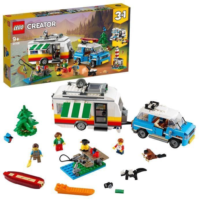 LEGO Caravan met vrijetijd jeep 31108 Creator 3-in-1 LEGO CREATOR @ 2TTOYS | Official LEGO shop😊🥰 LEGO €. 79.99