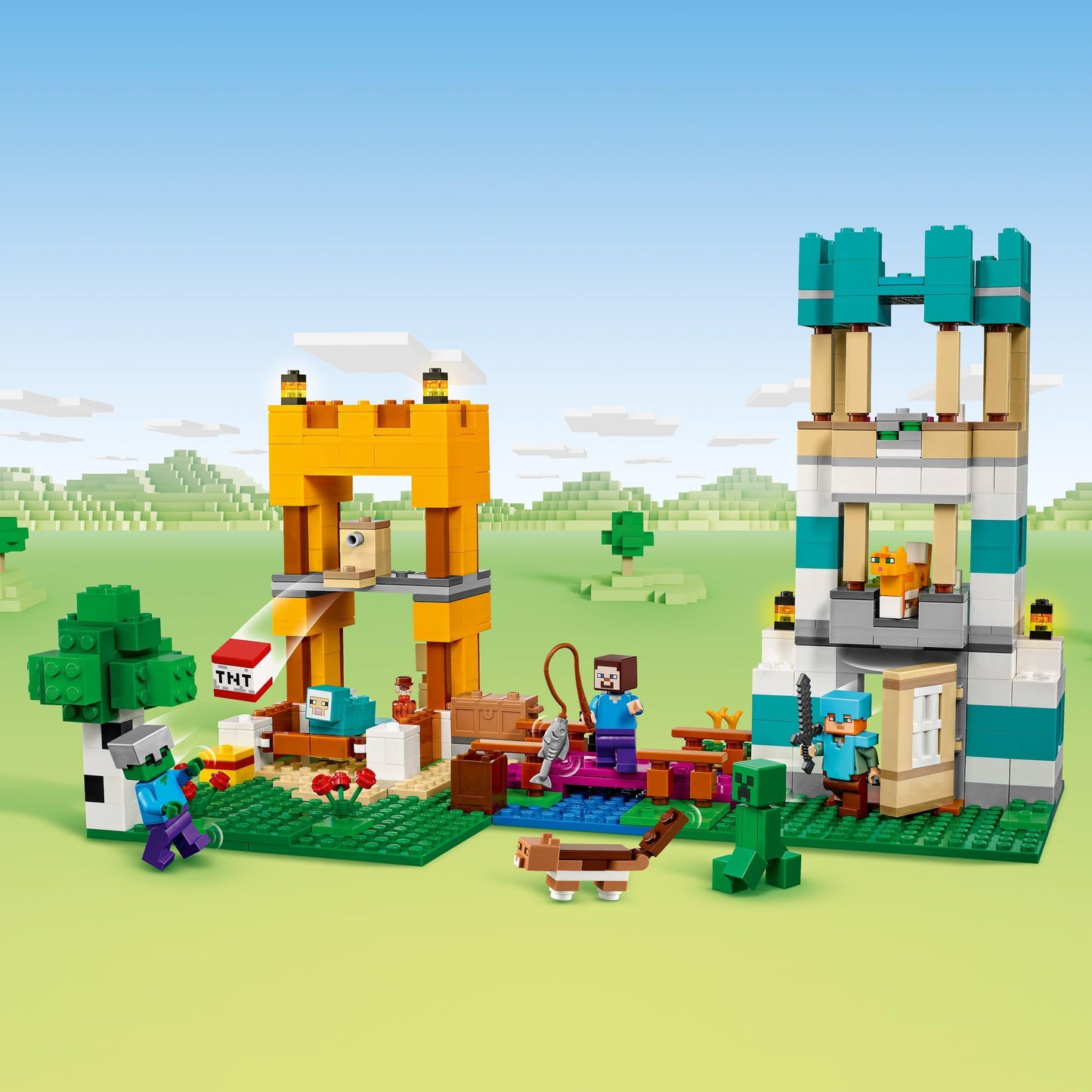 LEGO De Crafting-box 4.0 21249 Minecraft LEGO @ 2TTOYS | Official LEGO shop😊🥰 LEGO €. 63.49