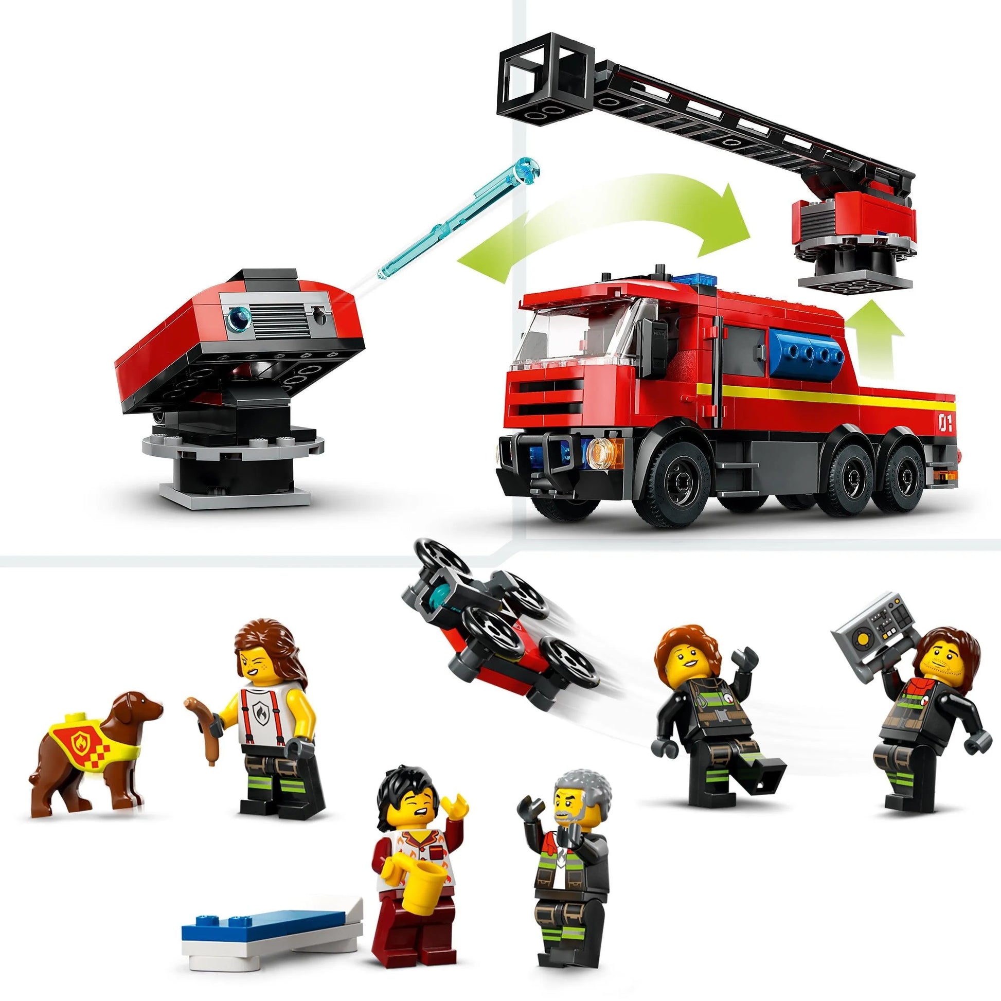 LEGO Fire Station with Fire Engine 60414 City LEGO CITY @ 2TTOYS | Official LEGO shop😊🥰 LEGO €. 79.99