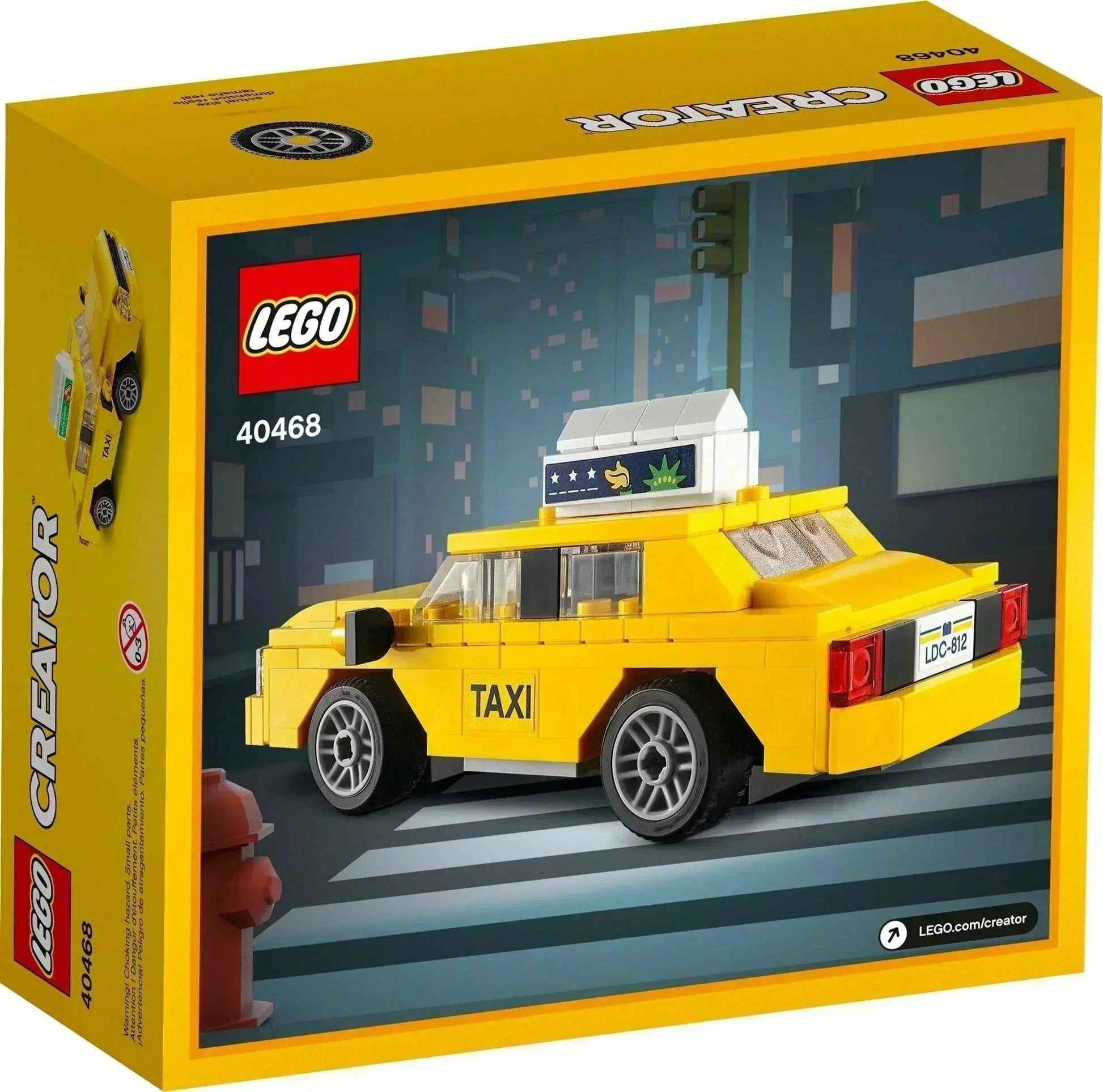 LEGO Gele taxi 40468 Creator LEGO CREATOR @ 2TTOYS | Official LEGO shop😊🥰 LEGO €. 12.49