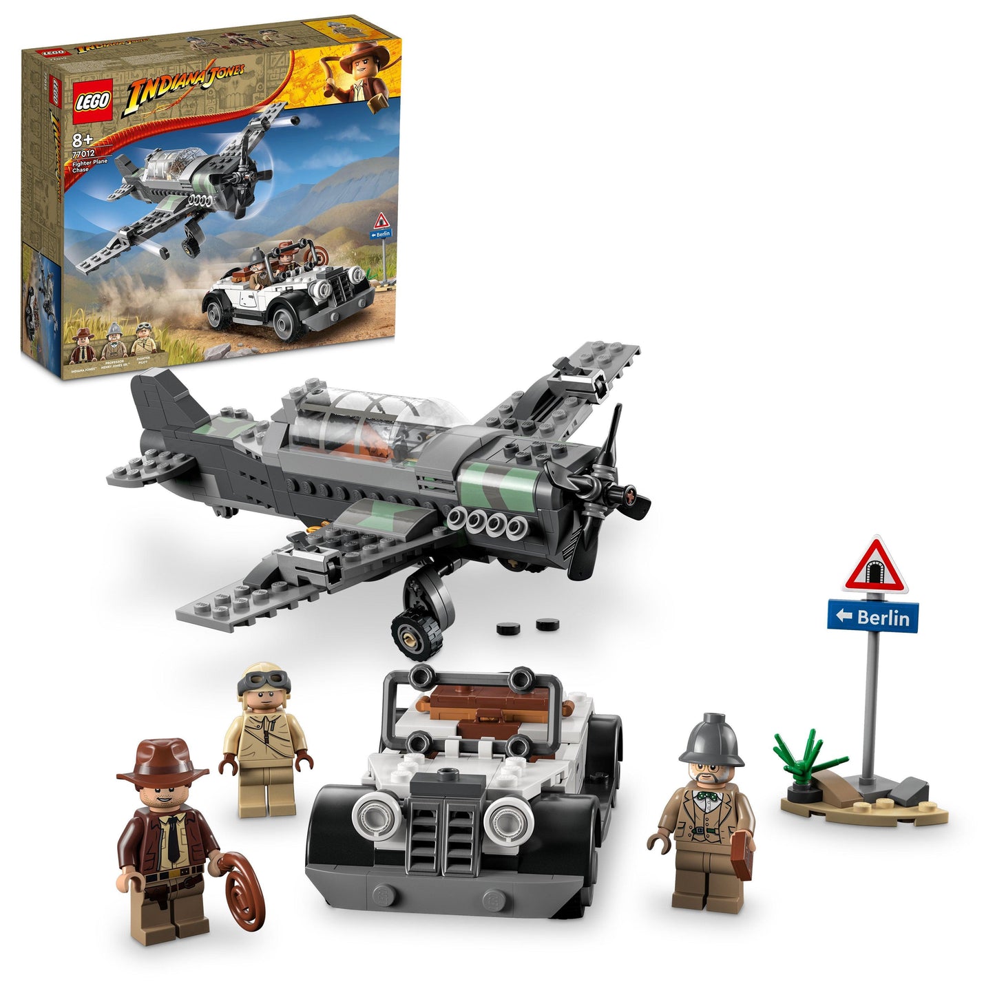 LEGO Gevechtsvliegtuig achtervolging 77012 Idiana Jones LEGO INDIANA JONES @ 2TTOYS LEGO €. 29.49