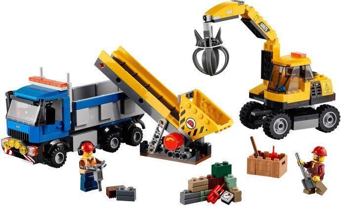 LEGO Graafmachine en vrachtwagen 60075 City LEGO CITY @ 2TTOYS | Official LEGO shop😊🥰 LEGO €. 39.99