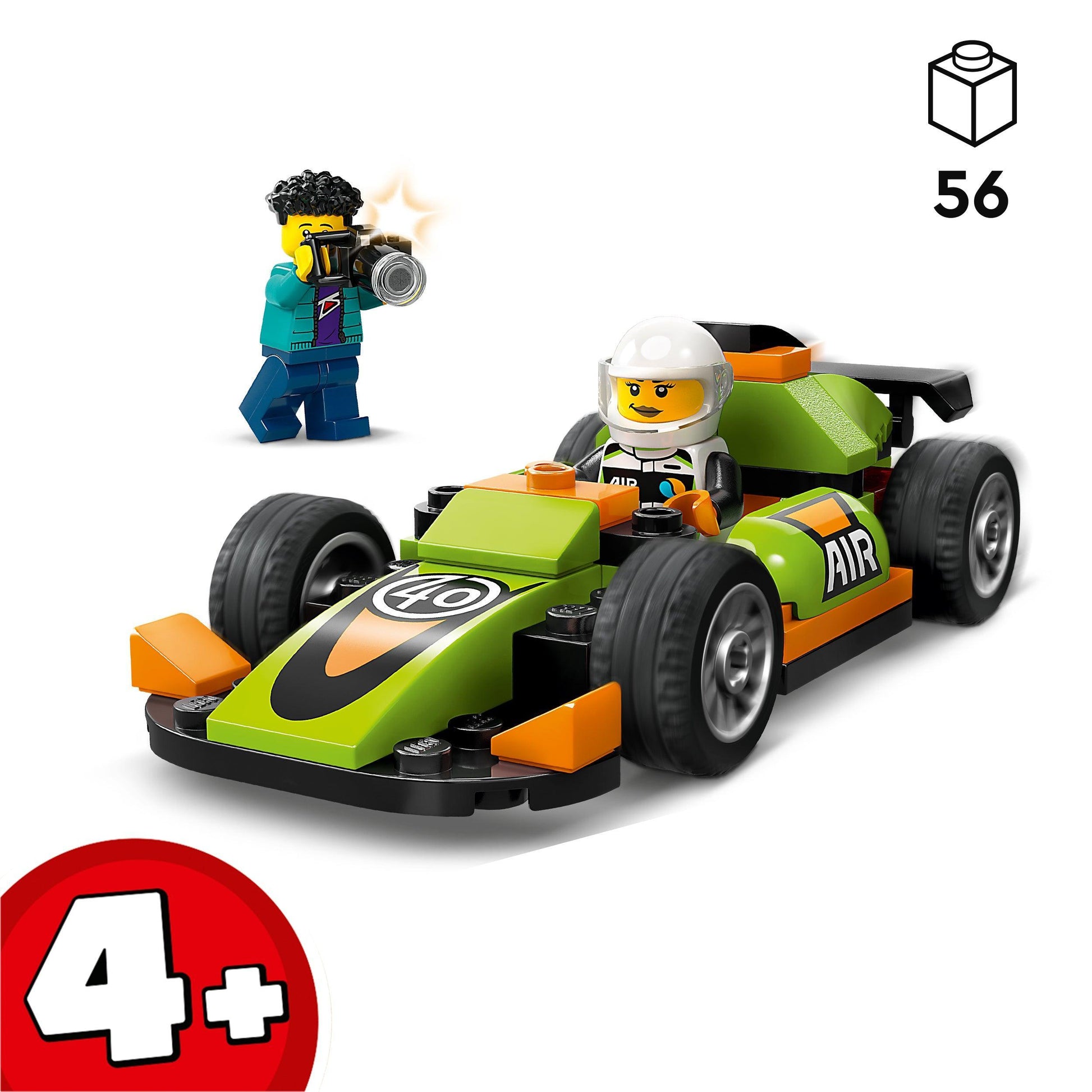 LEGO Groene Race wagen 60399 City LEGO CITY @ 2TTOYS | Official LEGO shop😊🥰 LEGO €. 8.49