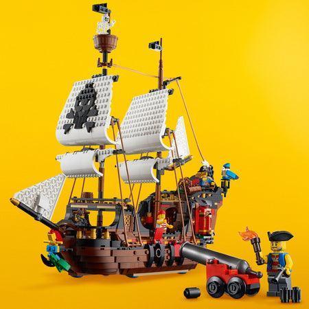 LEGO Groot Piraten schip met 2 masten 31109 Creator 3-in-1 LEGO CREATOR @ 2TTOYS | Official LEGO shop😊🥰 LEGO €. 99.99