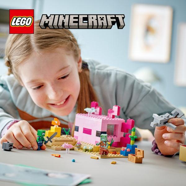 LEGO Het axolotlhuis 21247 Minecraft LEGO MINECRAFT @ 2TTOYS | Official LEGO shop😊🥰 LEGO €. 22.48