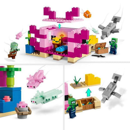 LEGO Het axolotlhuis 21247 Minecraft LEGO MINECRAFT @ 2TTOYS | Official LEGO shop😊🥰 LEGO €. 22.48