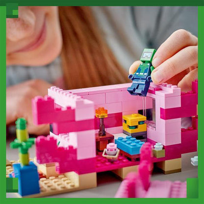 LEGO Het axolotlhuis 21247 Minecraft LEGO MINECRAFT @ 2TTOYS | Official LEGO shop😊🥰 LEGO €. 22.48