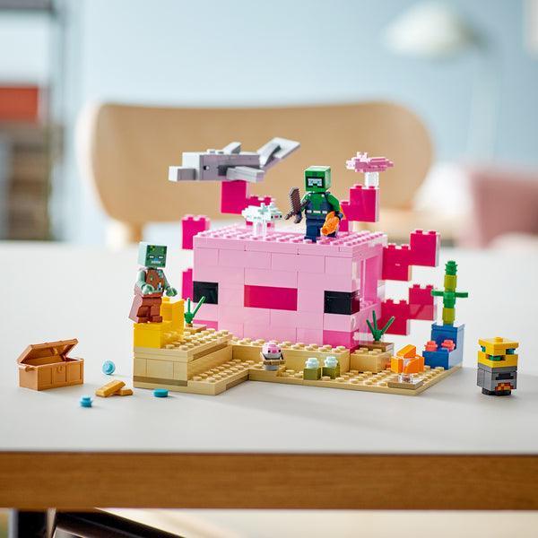 LEGO Het axolotlhuis 21247 Minecraft LEGO MINECRAFT @ 2TTOYS | Official LEGO shop😊🥰 LEGO €. 22.48