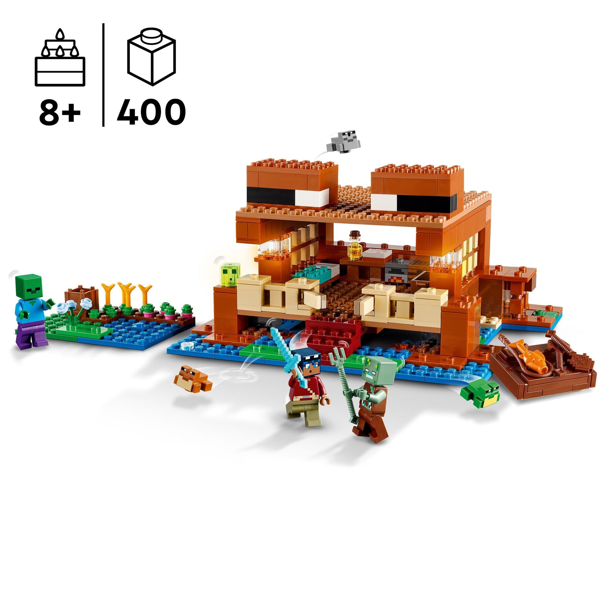 LEGO Het kikker huis 21256 Minecraft LEGO MINECRAFT @ 2TTOYS | Official LEGO shop😊🥰 LEGO €. 46.49