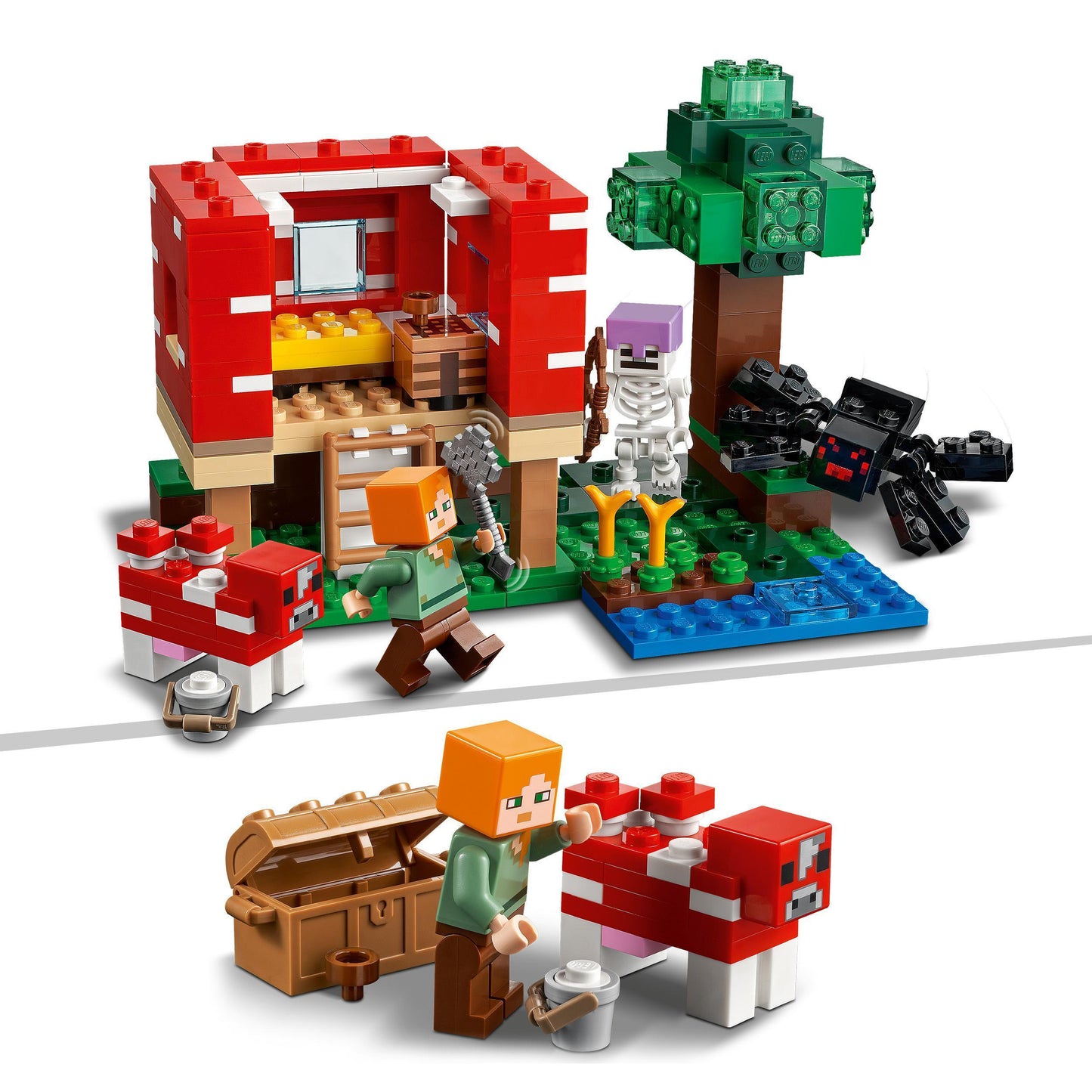 LEGO Het Paddenstoelenhuis 21179 Minecraft LEGO MINECRAFT @ 2TTOYS LEGO €. 16.49