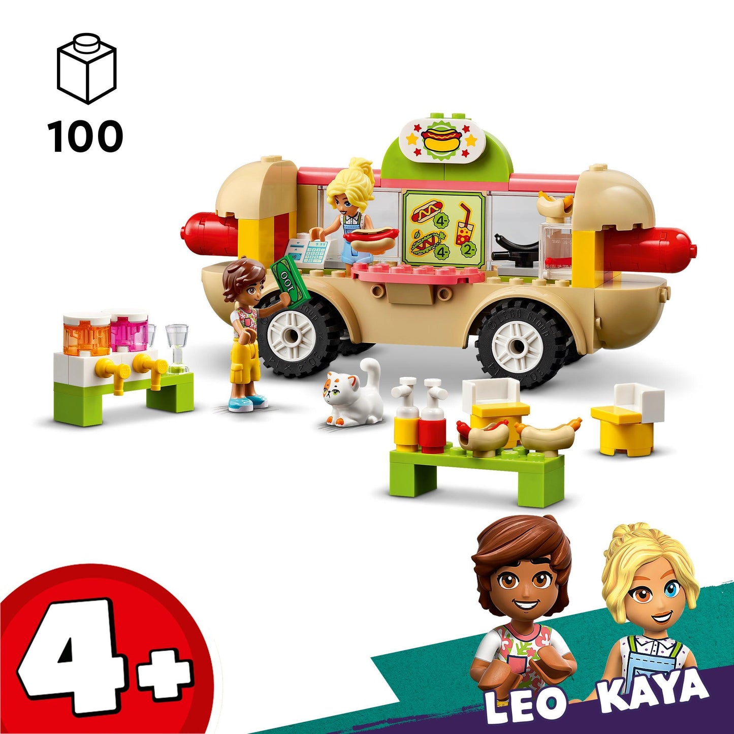 LEGO Hot Dog Food Truck 42633 Friends LEGO FRIENDS @ 2TTOYS | Official LEGO shop😊🥰 LEGO €. 24.99