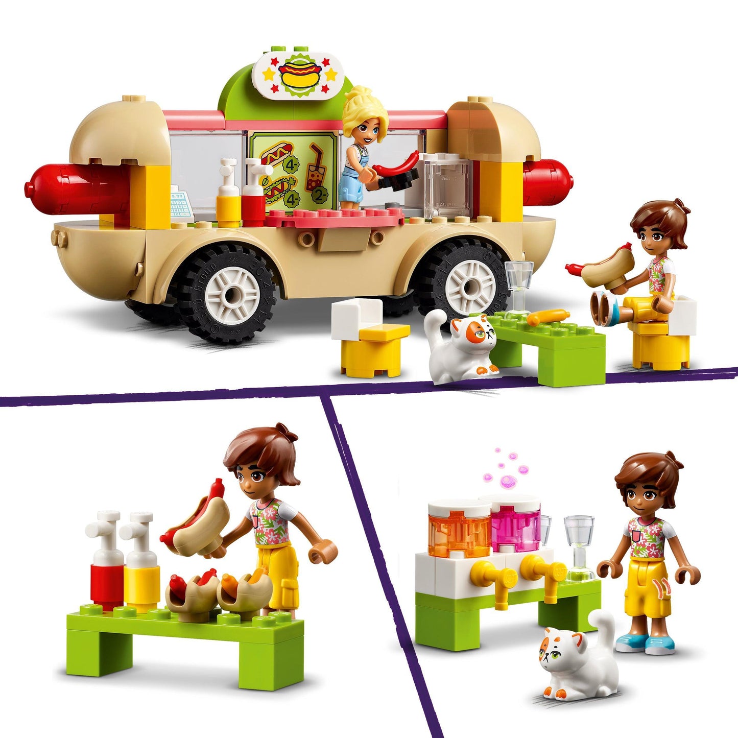 LEGO Hot Dog Food Truck 42633 Friends LEGO FRIENDS @ 2TTOYS | Official LEGO shop😊🥰 LEGO €. 24.99