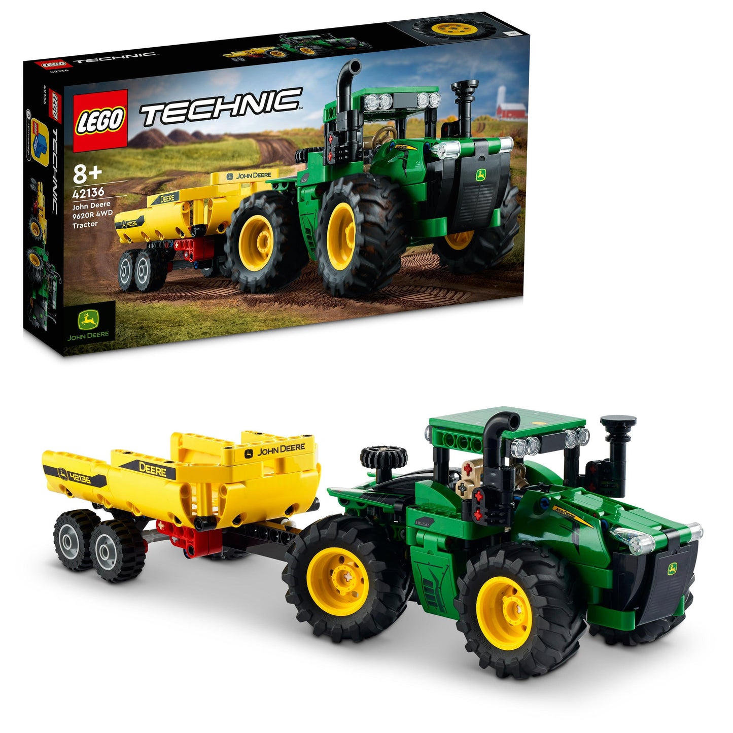 LEGO John Deere traktor 42136 Technic LEGO TECHNIC @ 2TTOYS LEGO €. 24.99