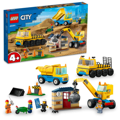 LEGO Kiepwagen, bouwtruck en sloopkraan 60391 City LEGO CITY @ 2TTOYS | Official LEGO shop😊🥰 LEGO €. 42.49