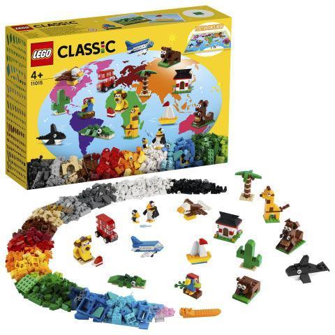 LEGO Losse stenen met als thema "rond de wereld" 11015 Classic LEGO CLASSIC @ 2TTOYS | Official LEGO shop😊🥰 LEGO €. 49.48