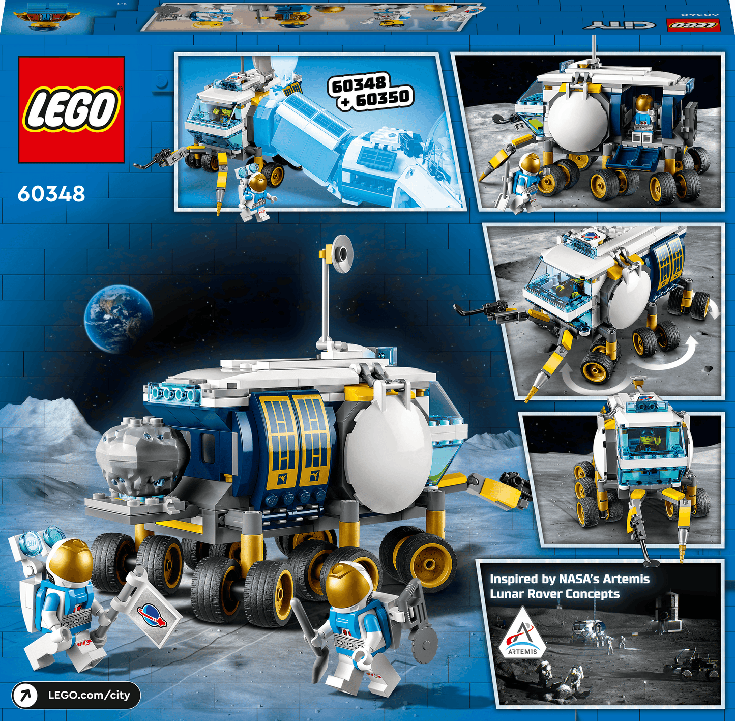 LEGO Maanwagen 60348 City Space LEGO CITY RUIMTEVAART @ 2TTOYS LEGO €. 32.99