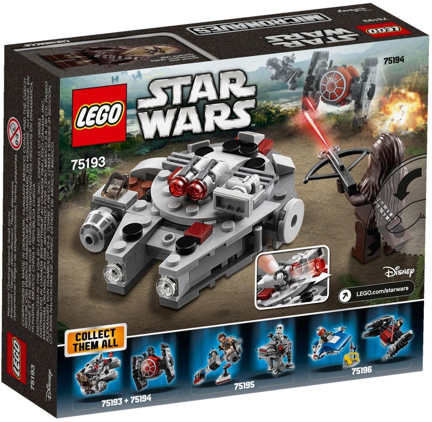 LEGO Millennium Falcon Microfighter 75193 Star Wars - MicroFighters LEGO Star Wars - MicroFighters @ 2TTOYS | Official LEGO shop😊🥰 LEGO €. 7.49