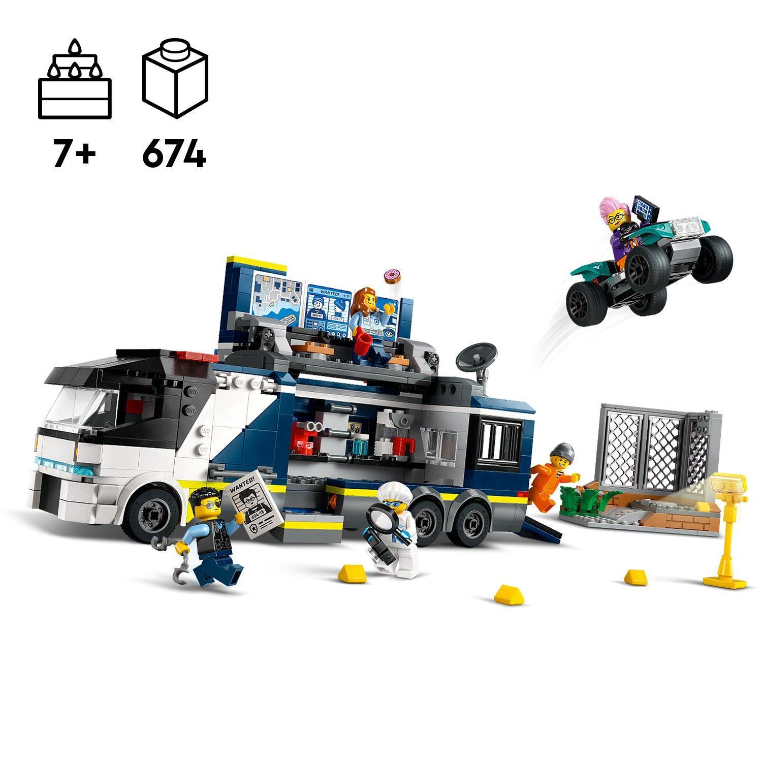 LEGO Politiewagen met laboratorium 60418 City LEGO CITY @ 2TTOYS LEGO €. 46.49