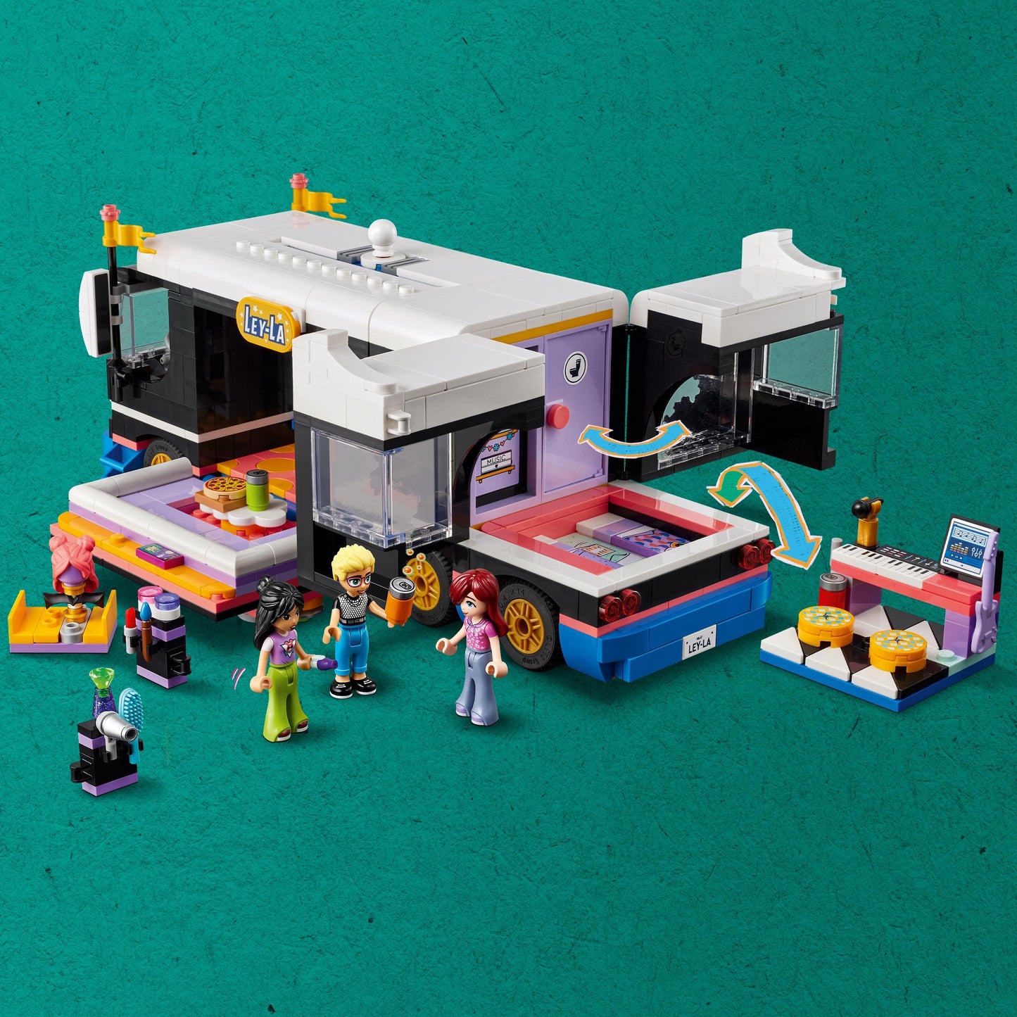 LEGO Pop ster muziek bus 42619 Friends LEGO FRIENDS @ 2TTOYS LEGO €. 71.99