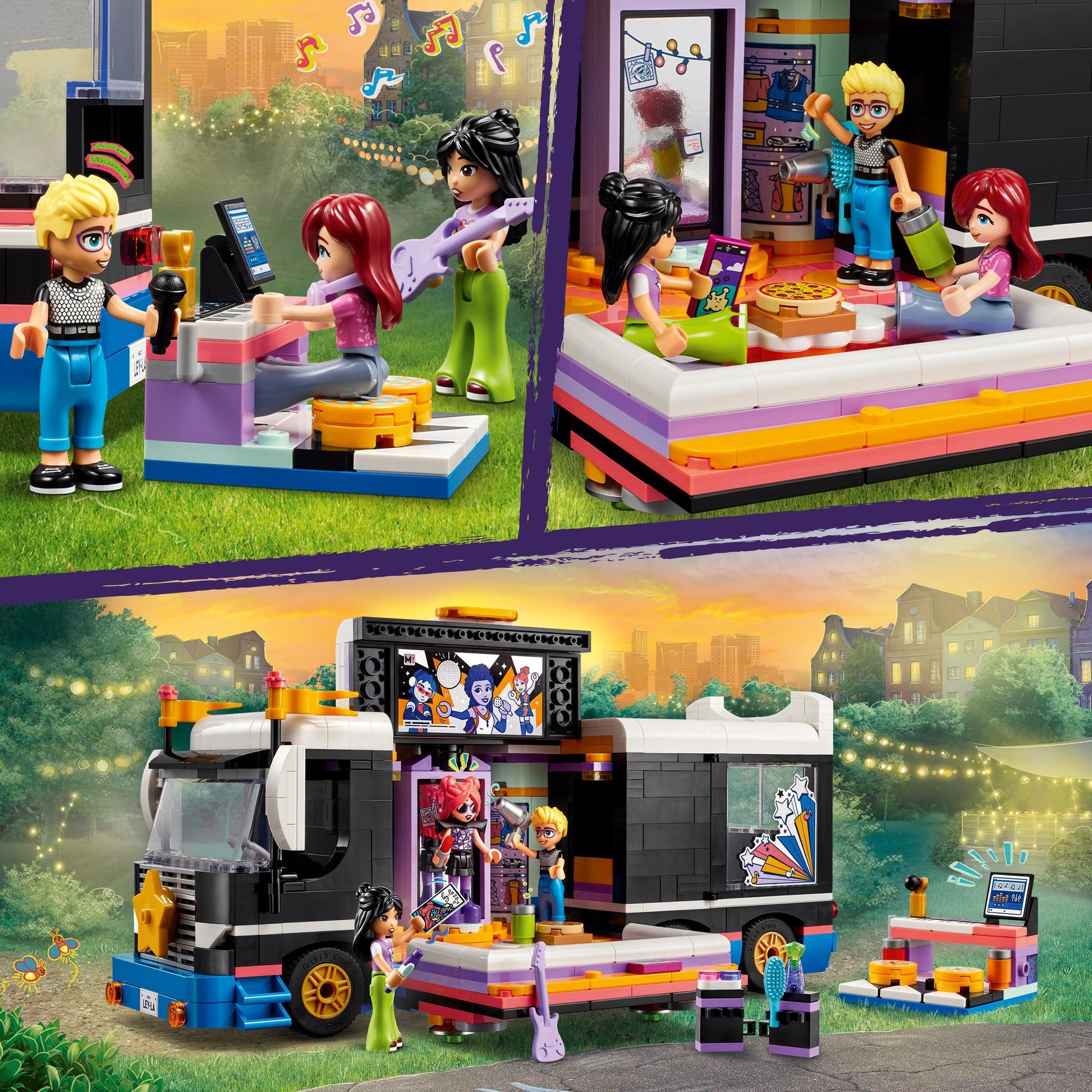 LEGO Pop ster muziek bus 42619 Friends LEGO FRIENDS @ 2TTOYS LEGO €. 71.99