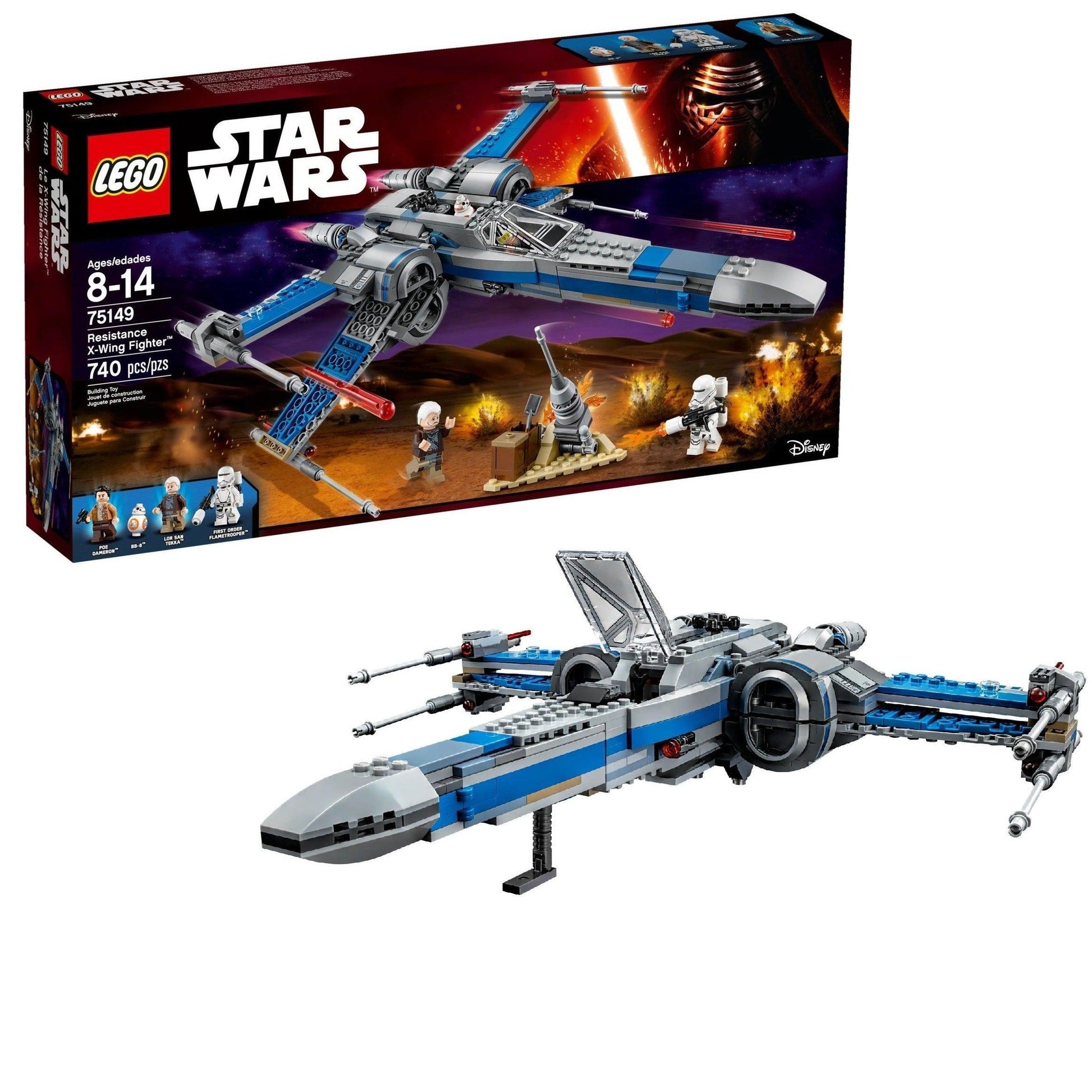 LEGO Resistance X-wing Fighter 75149 Star Wars - The Force Awakens LEGO Star Wars - The Force Awakens @ 2TTOYS | Official LEGO shop😊🥰 LEGO €. 69.99